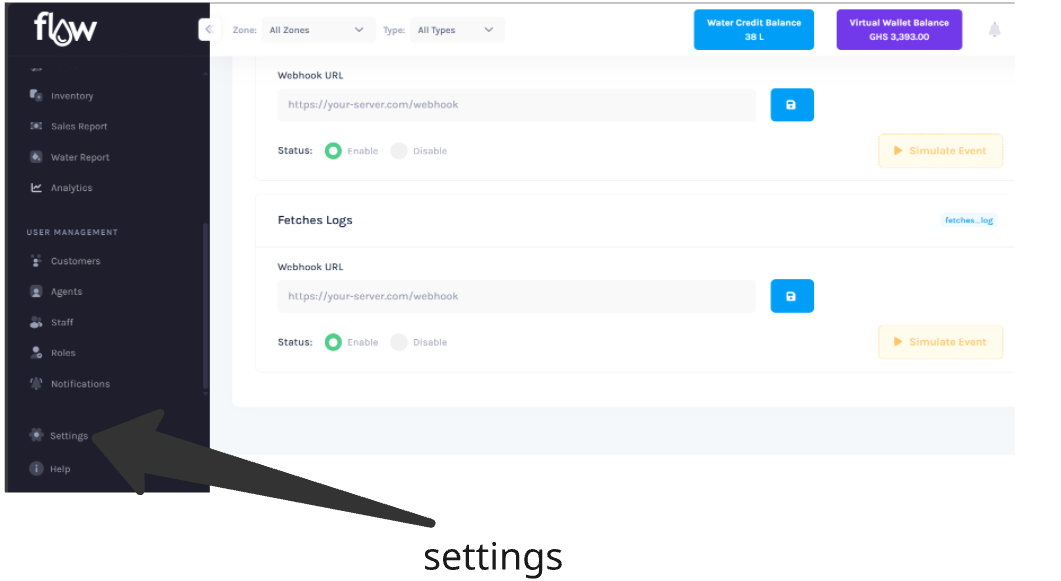 Navigate to API Integration